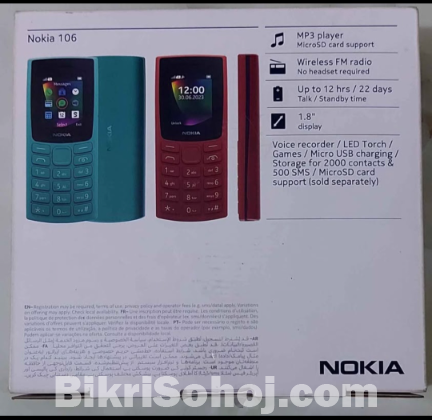 Nokia106 Original Official
